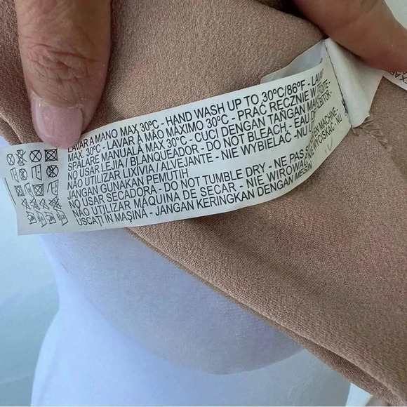 Zara Trafaluc Collection rose gold metallic dress with button detail. - Picture 14 of 16